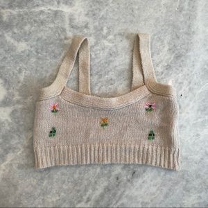 Goodnight Macaroon Knit Tank size medium NWT